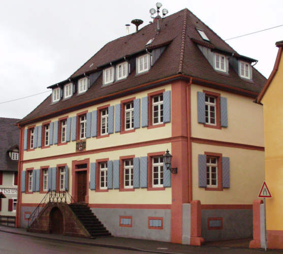 Amtshaus-Wohnung von Freiherr von Drais<br />© Ortsverwaltung Schuttern